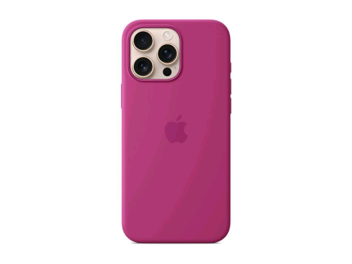 Apple - Cover per cellulare - compatibile MagSafe - silicone - fucsia - per iPhone 16 Pro Max